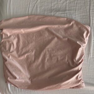 Soft Pink Strapless Top